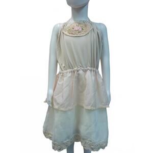 NEW DOLLCAKE girls rosedoll dress in pink/tan